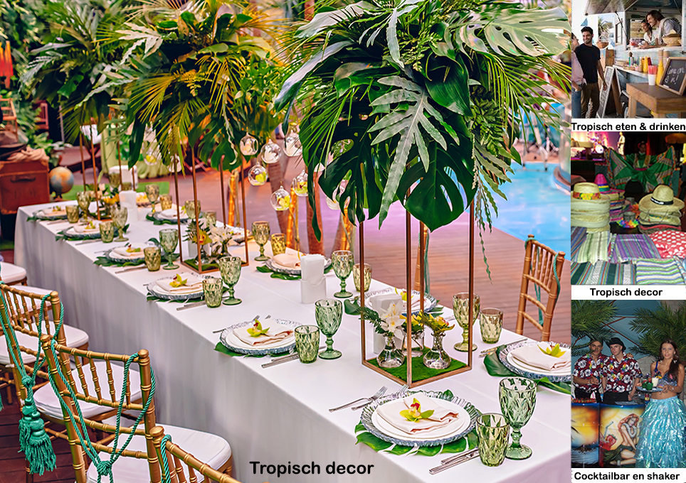 Tropisch Feest decoratie